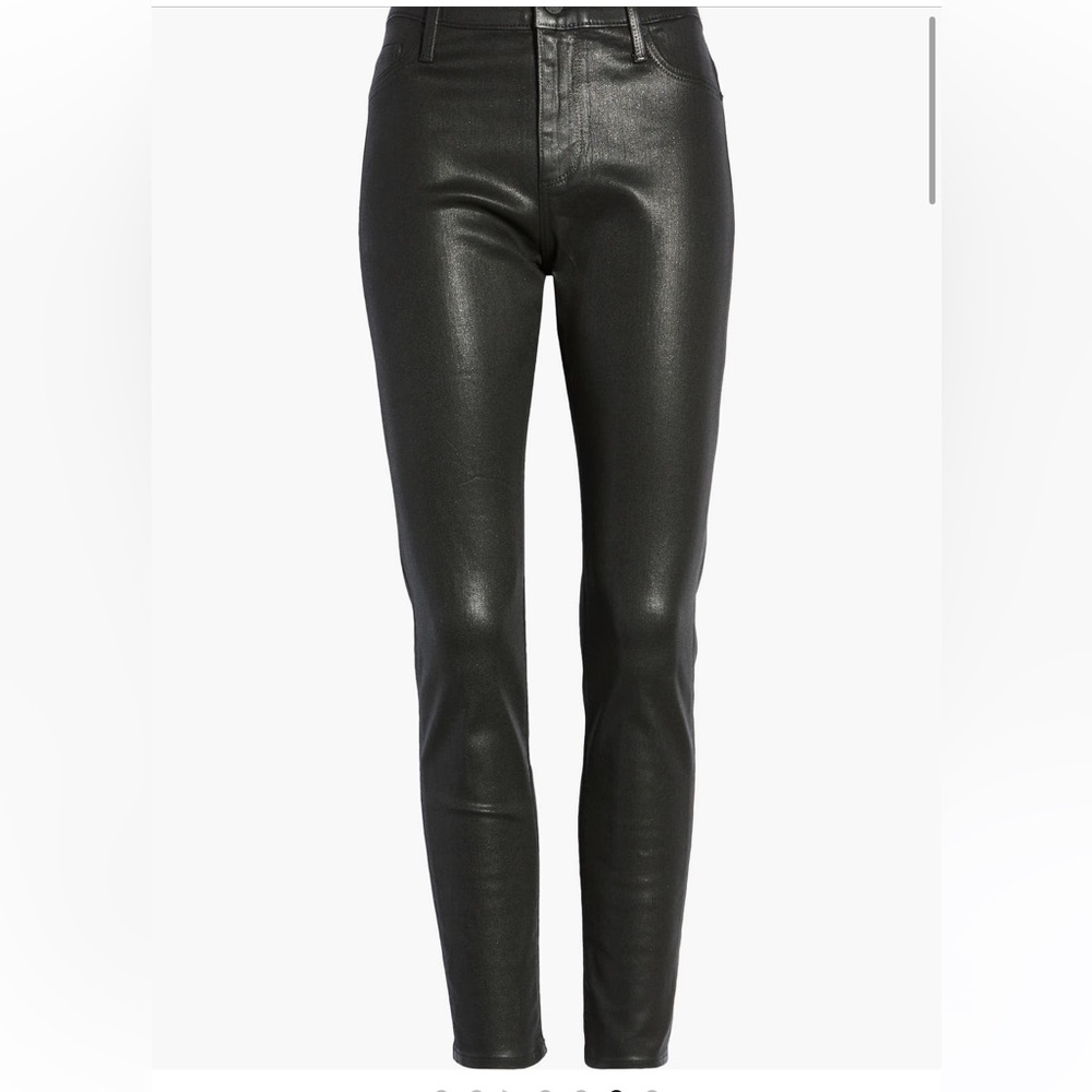 Black leather pants